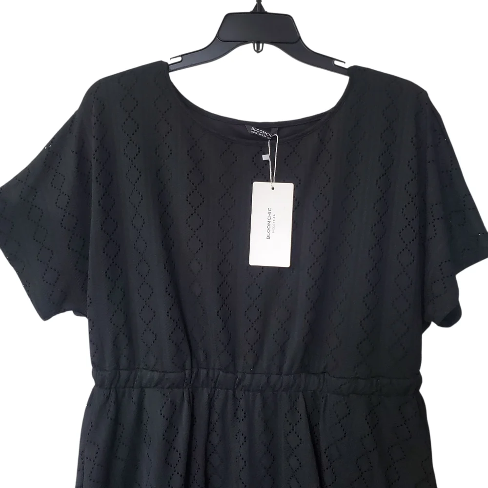 NWT BloomChic Classic Black Mini Dress Size US 14-16